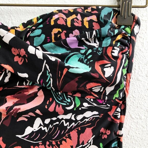 ANNE COLE Twist Front Paisley Swimsuit Size Medium - Picture 5 of 8